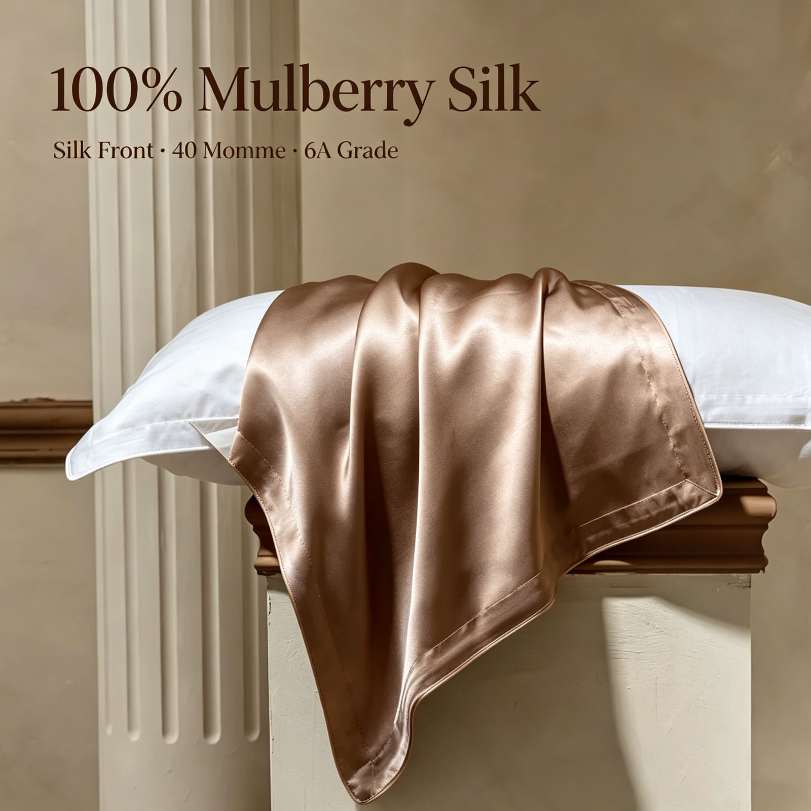 Luxury Skincare Women - 2 Pcs Silk Pillowcase Queen Size