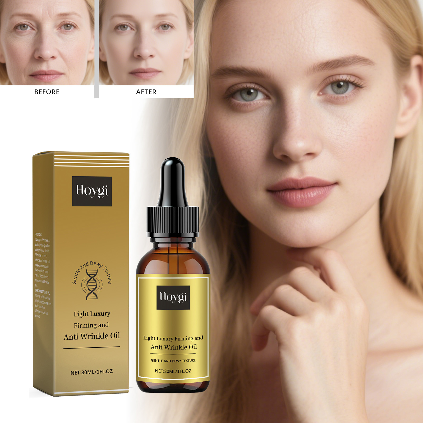 Luxury Skincare Women - Firming Facial Care Oil Lifting Anti